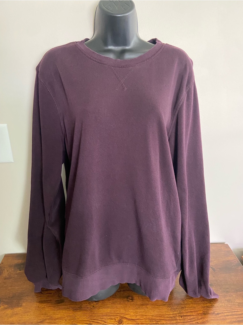 Divided Women's Crewneck Sweatshirt - Plum